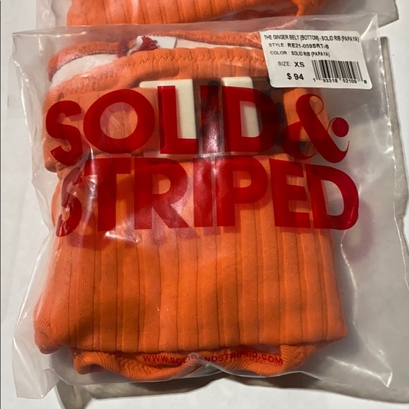 SOLID AND STRIPED - GINGER BELT BOTTOM SOLID RIB - Picture 4 of 7